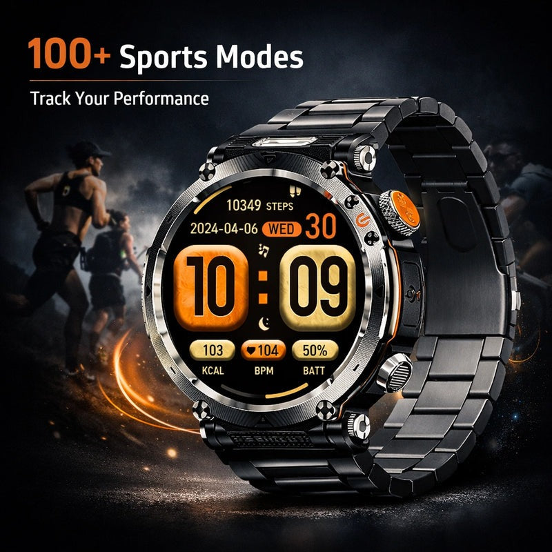 Novex™ Titan X3 Pro - Rugged GPS Smartwatch