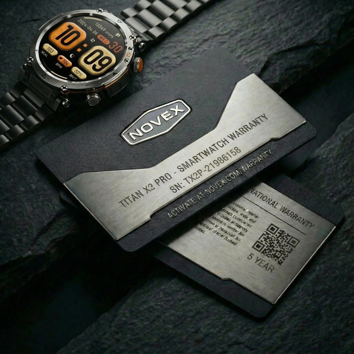 Novex™ Titan X3 Pro - Rugged GPS Smartwatch